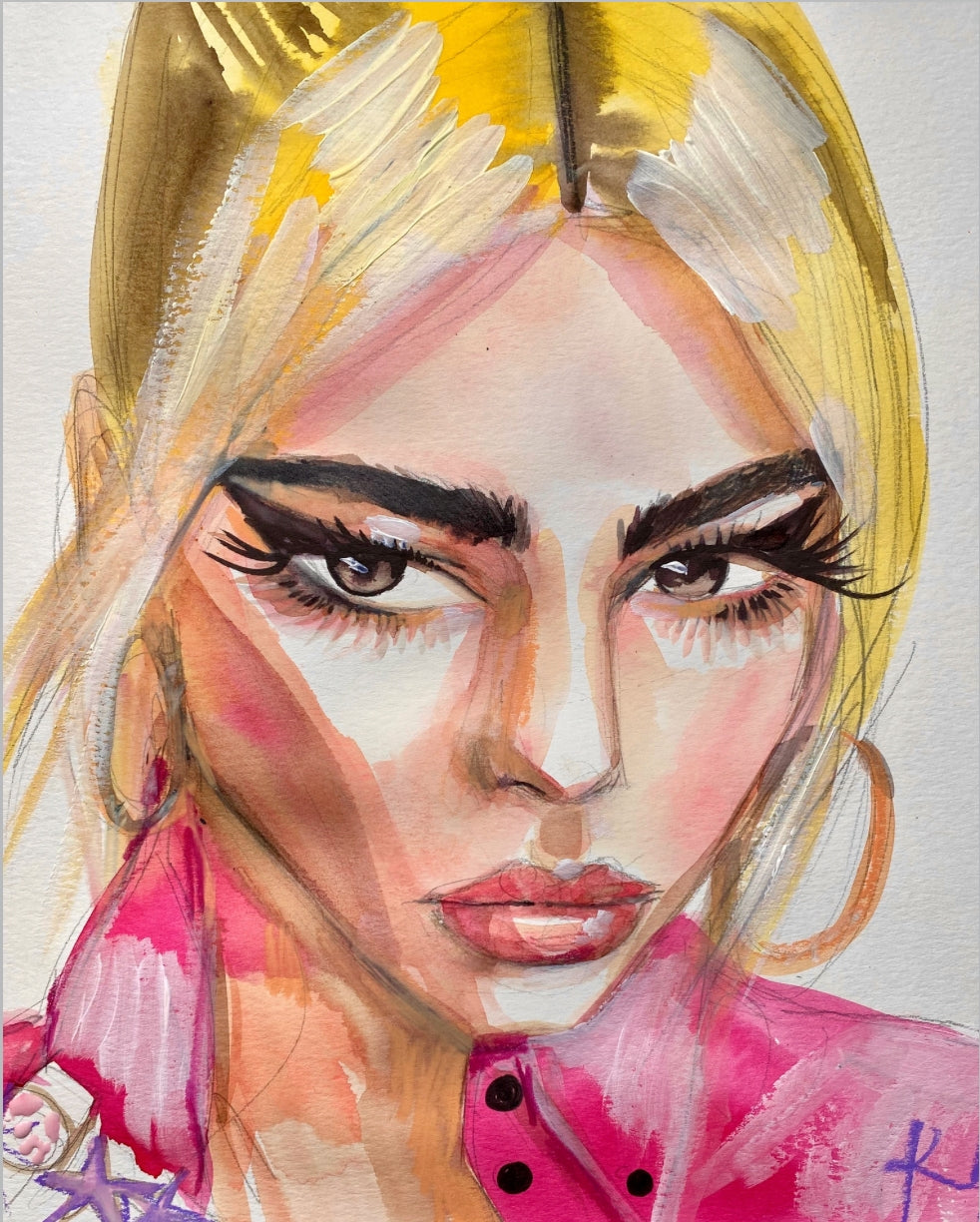 Dua Lipa Print