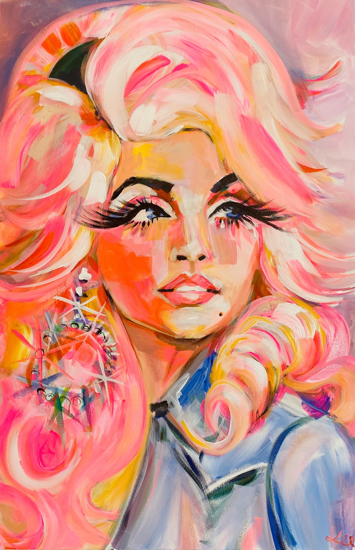 Pink Dolly Print