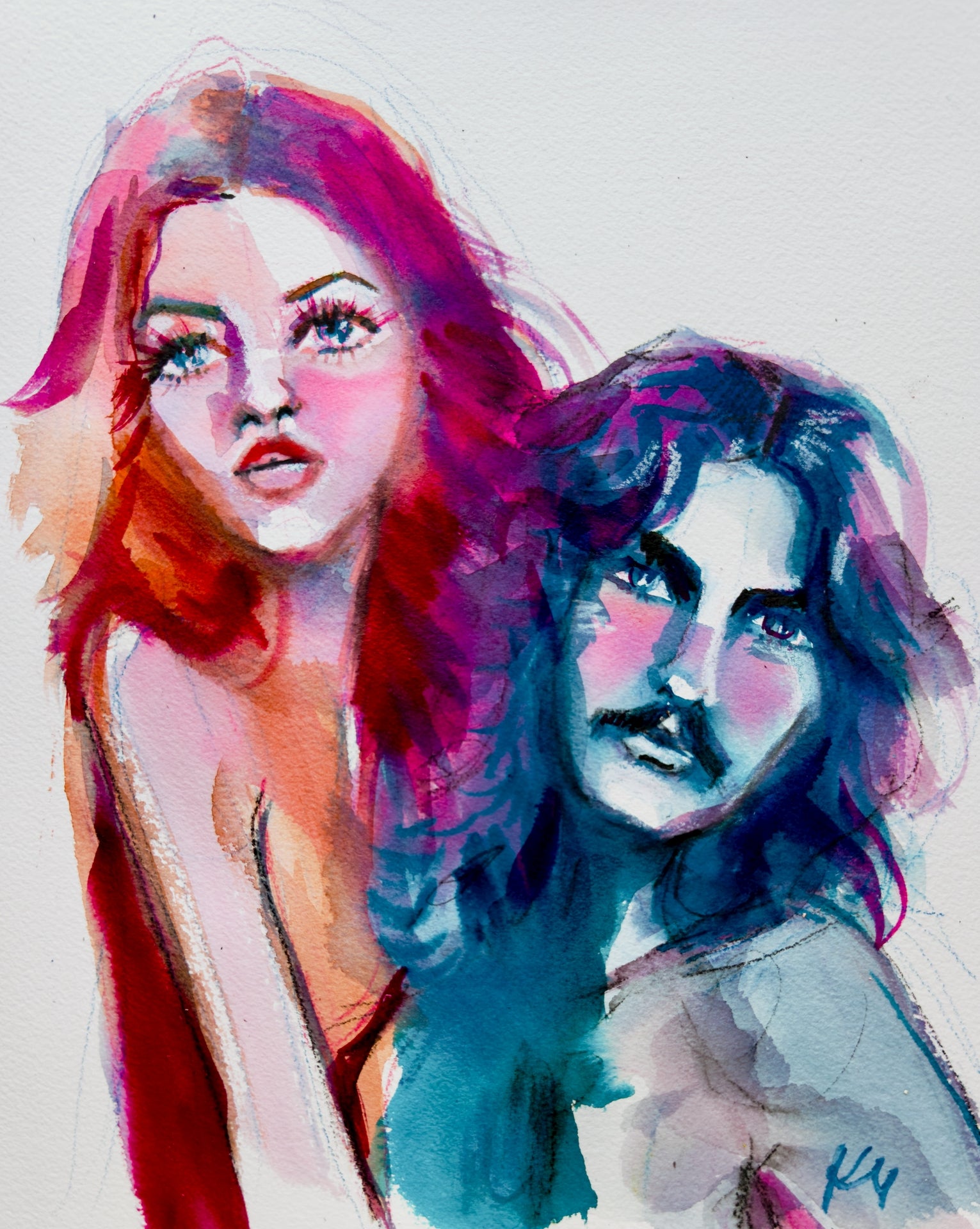 Stevie and Lindsey Print