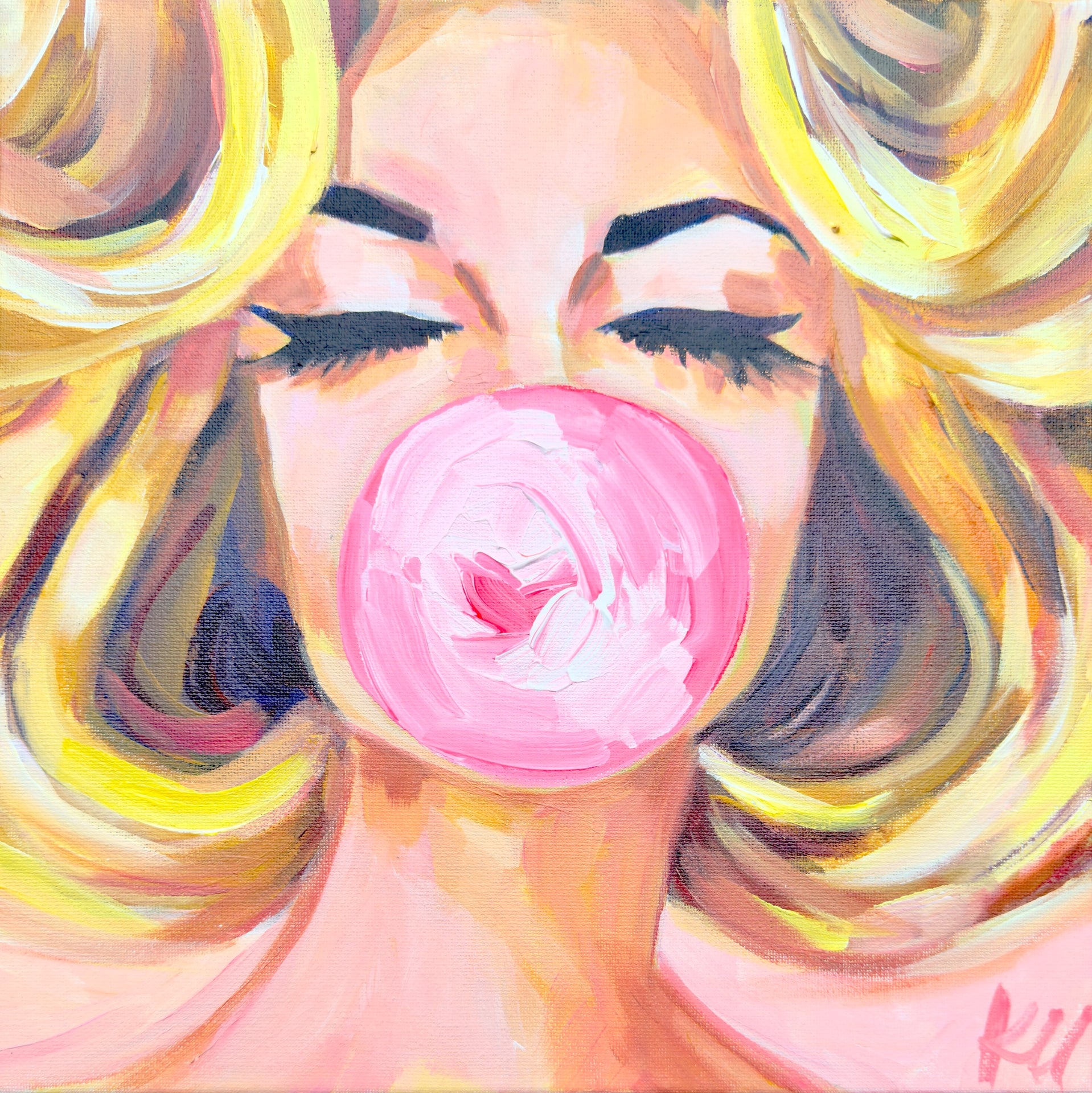 Dreamy Bubble Print.