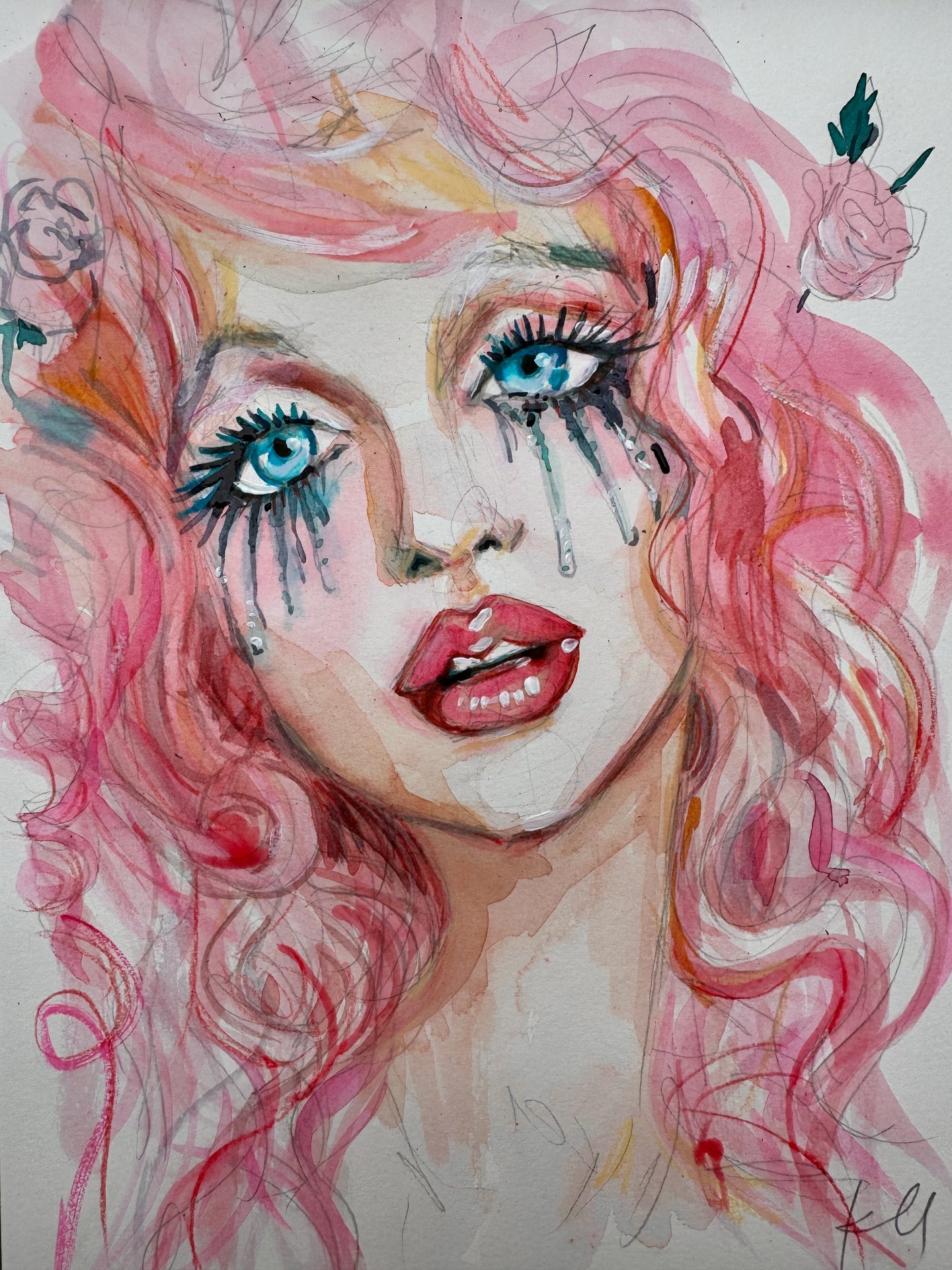Courtney Love Print