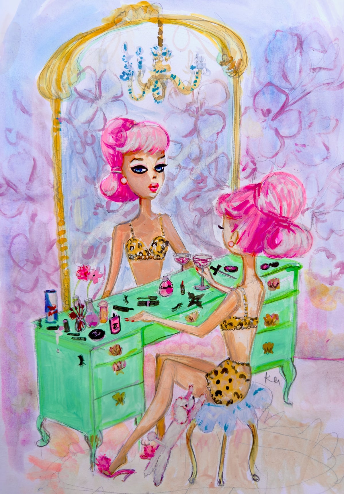 Therapy Barbie Print