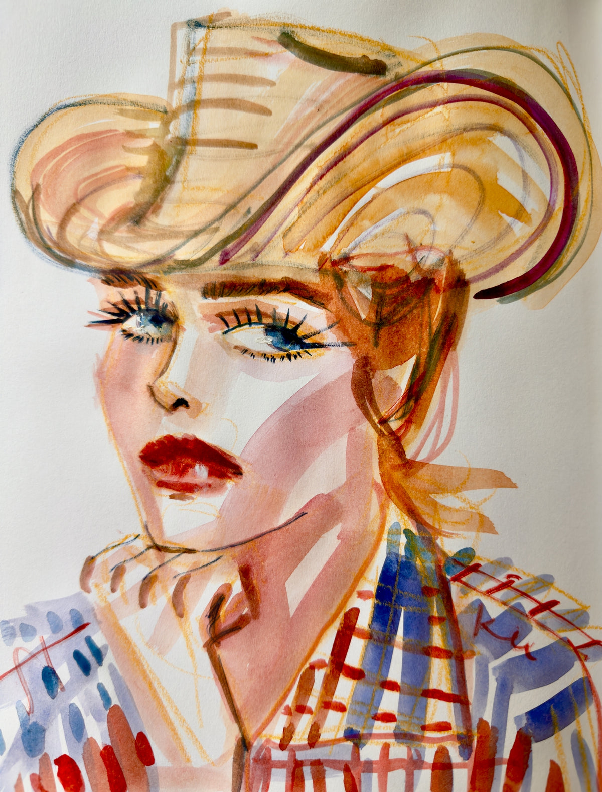 Cowgirl Blues Print