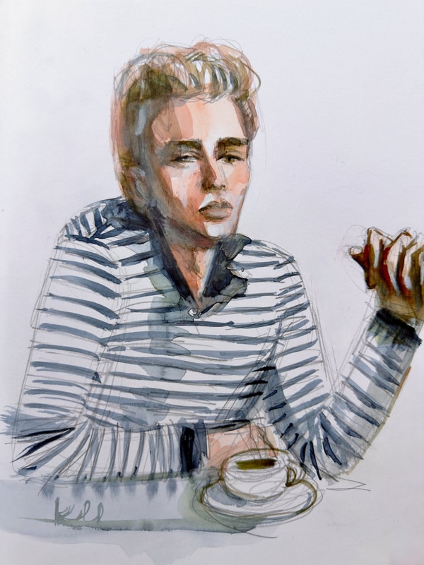 James Dean Cafe Print