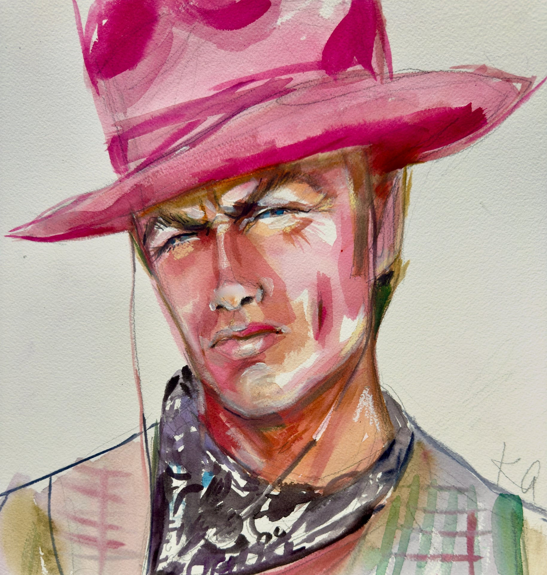 Clint Squint Print
