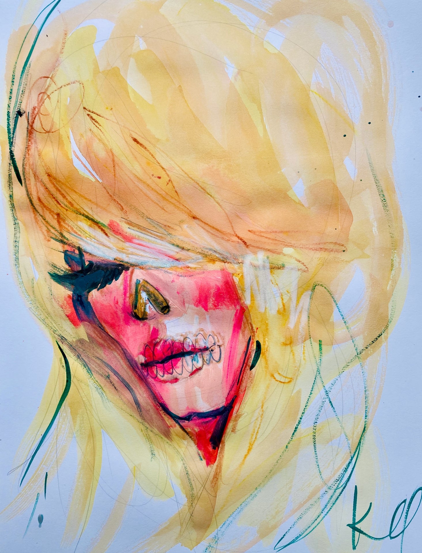 Blonde Death Print