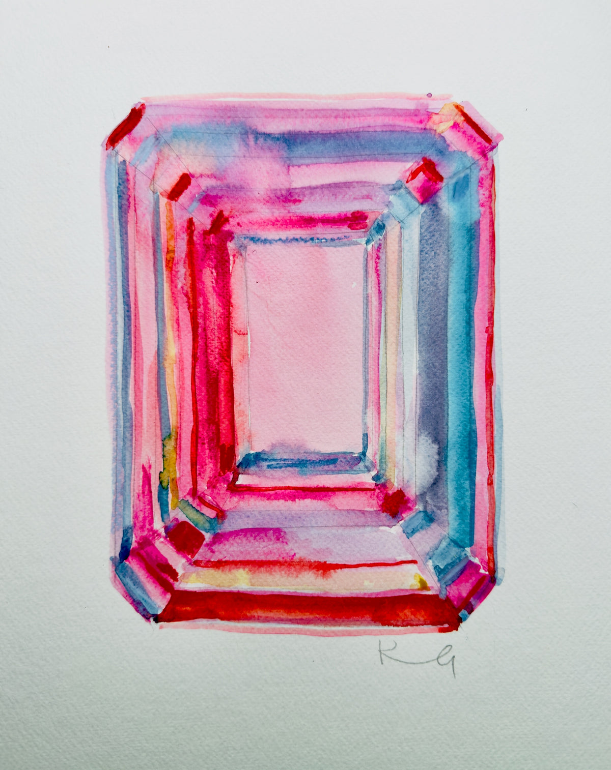 Pink Sparkle Print