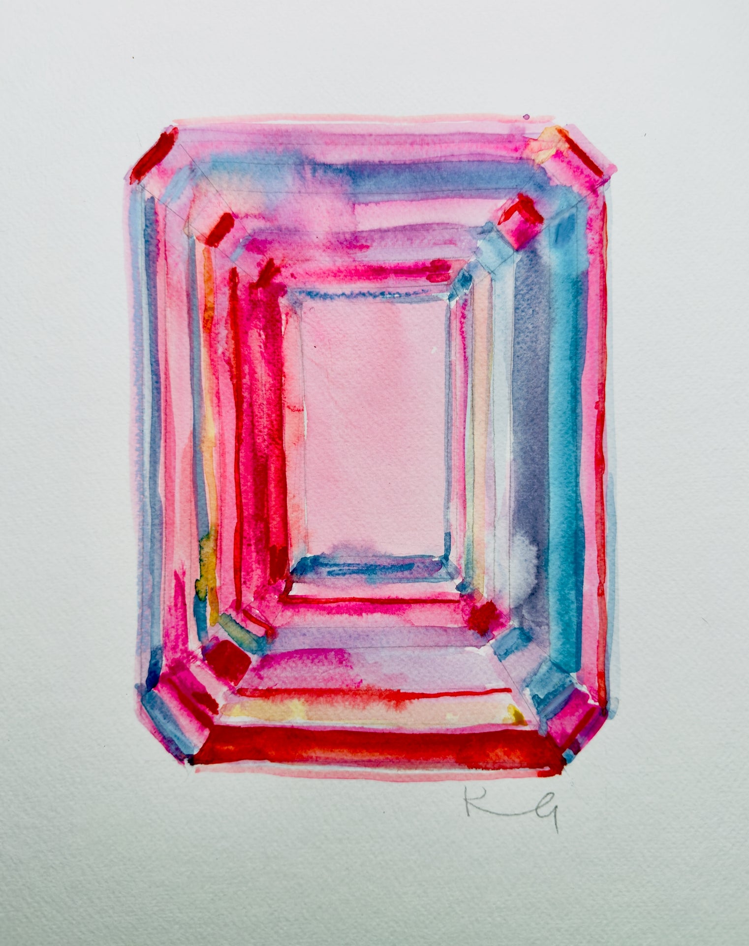 Pink Sparkle Print