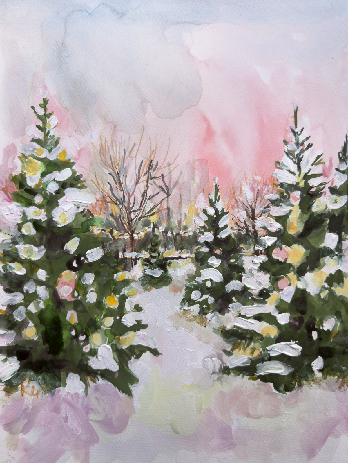 Christmas Tree Farm Print