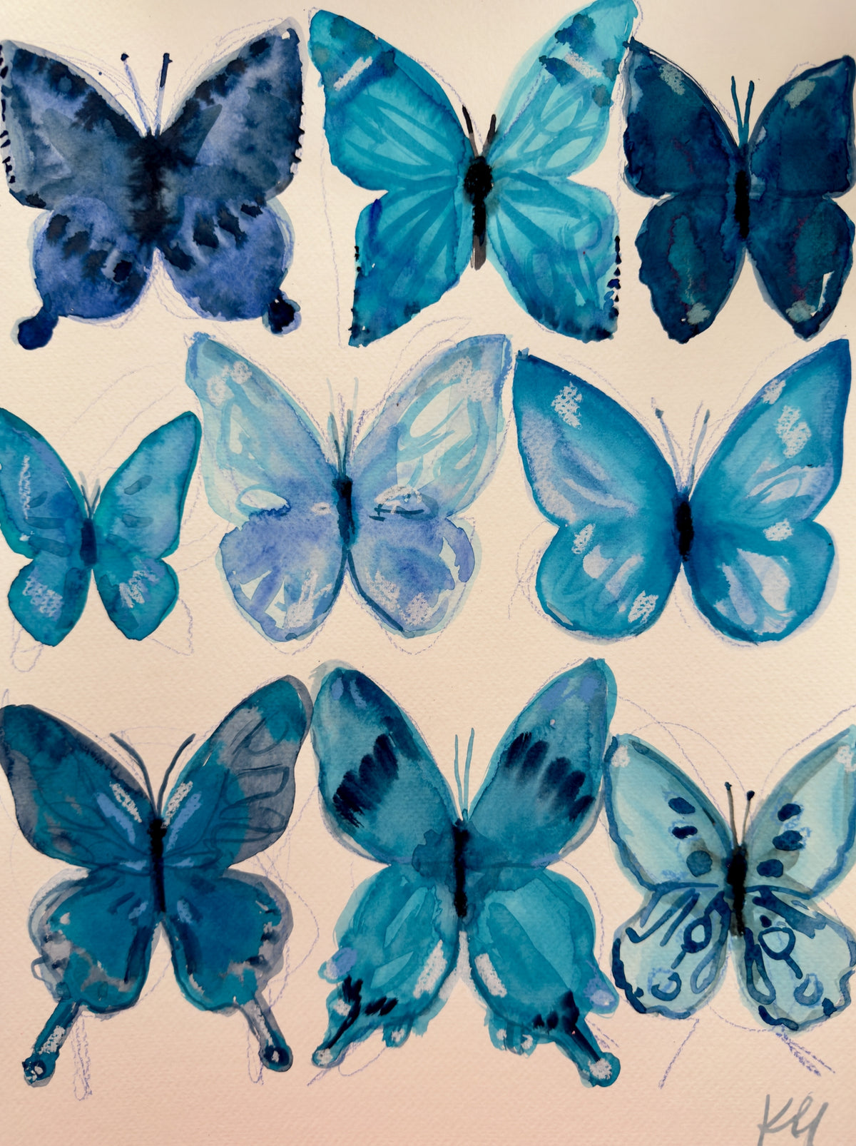 Bigger Butterflies Print