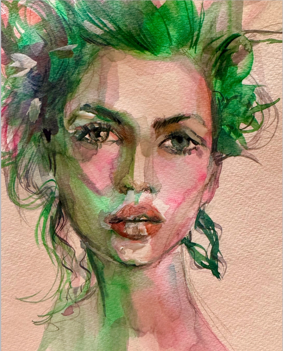 Green Goddess Print