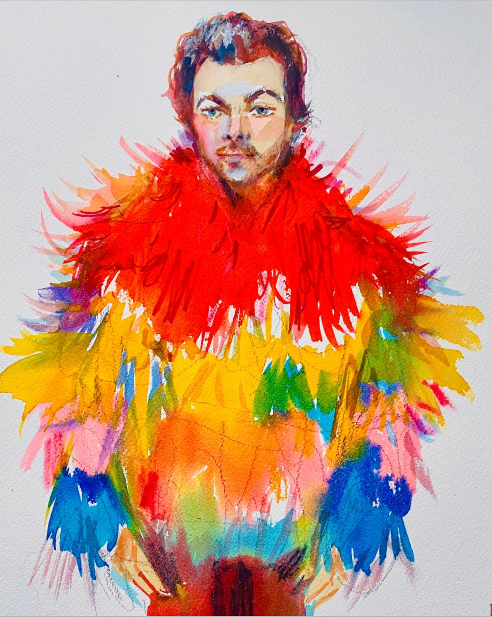 Holiday Harry Print