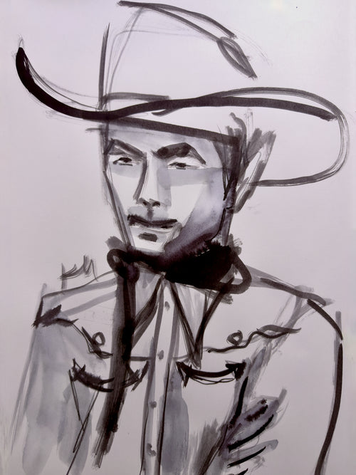 Cowboy Smile Print