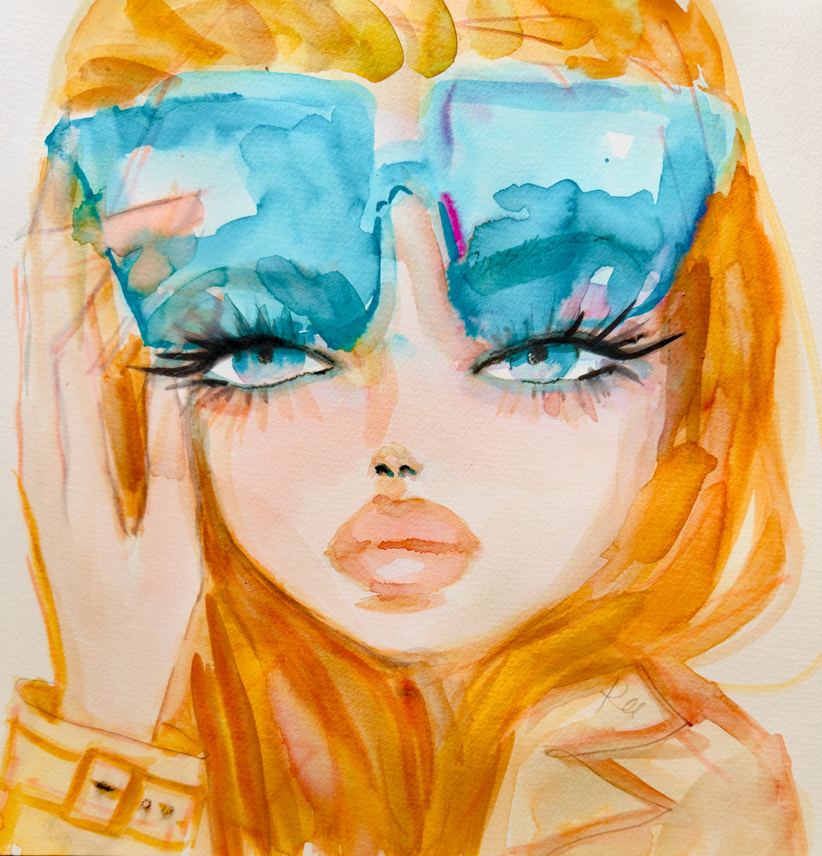 Sunny Day Glasses Print