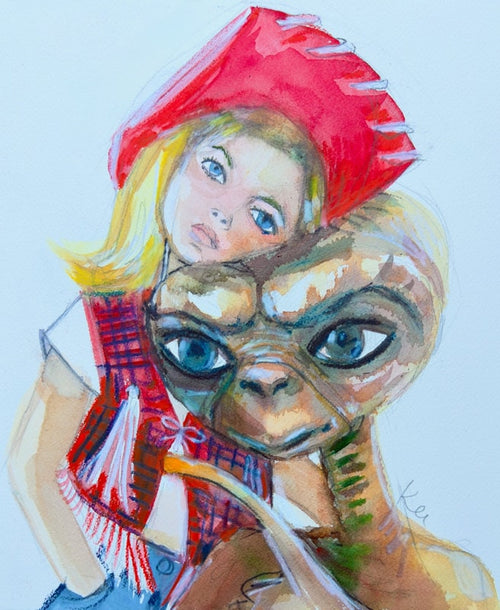 Drew and ET Print