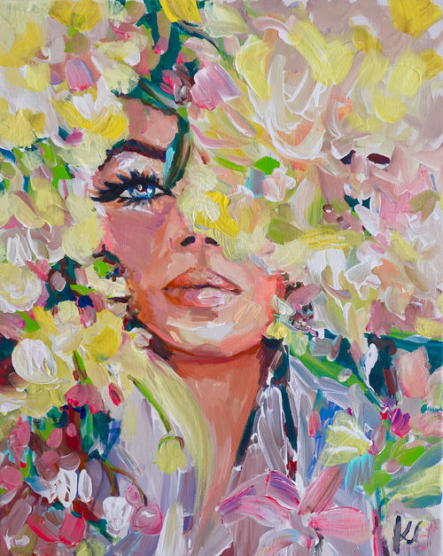 Flower Hiding Print