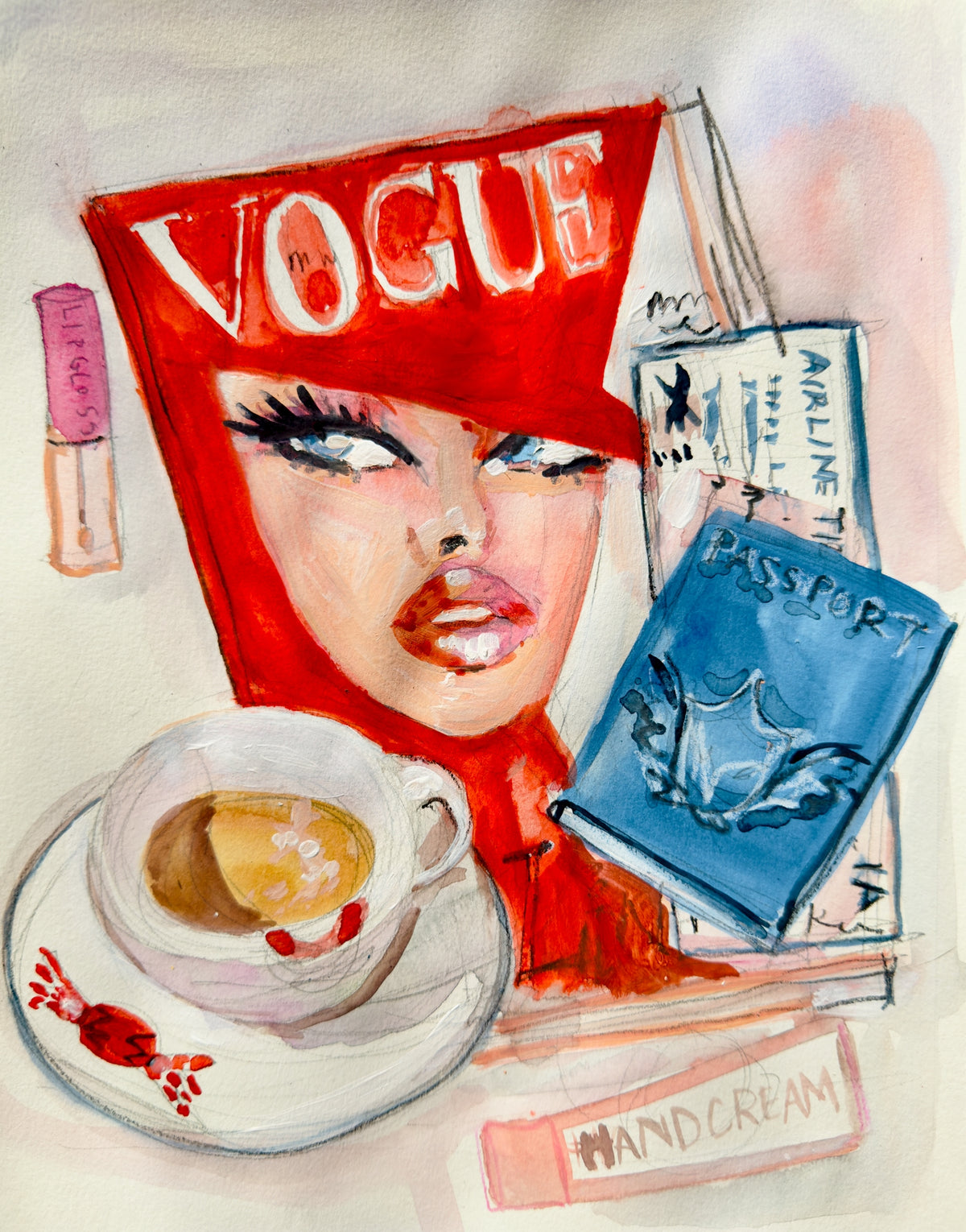 Girly Still Life Print