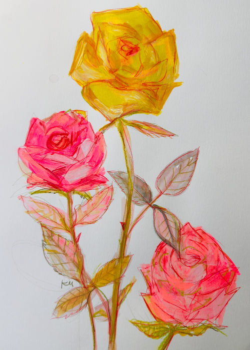 Three Roses Print