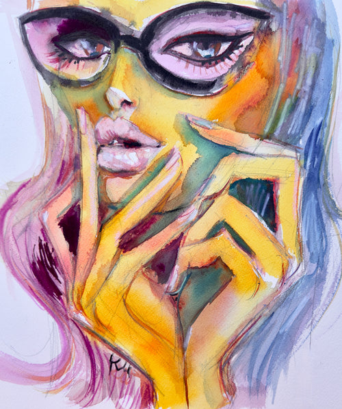 Colourful Hands Print