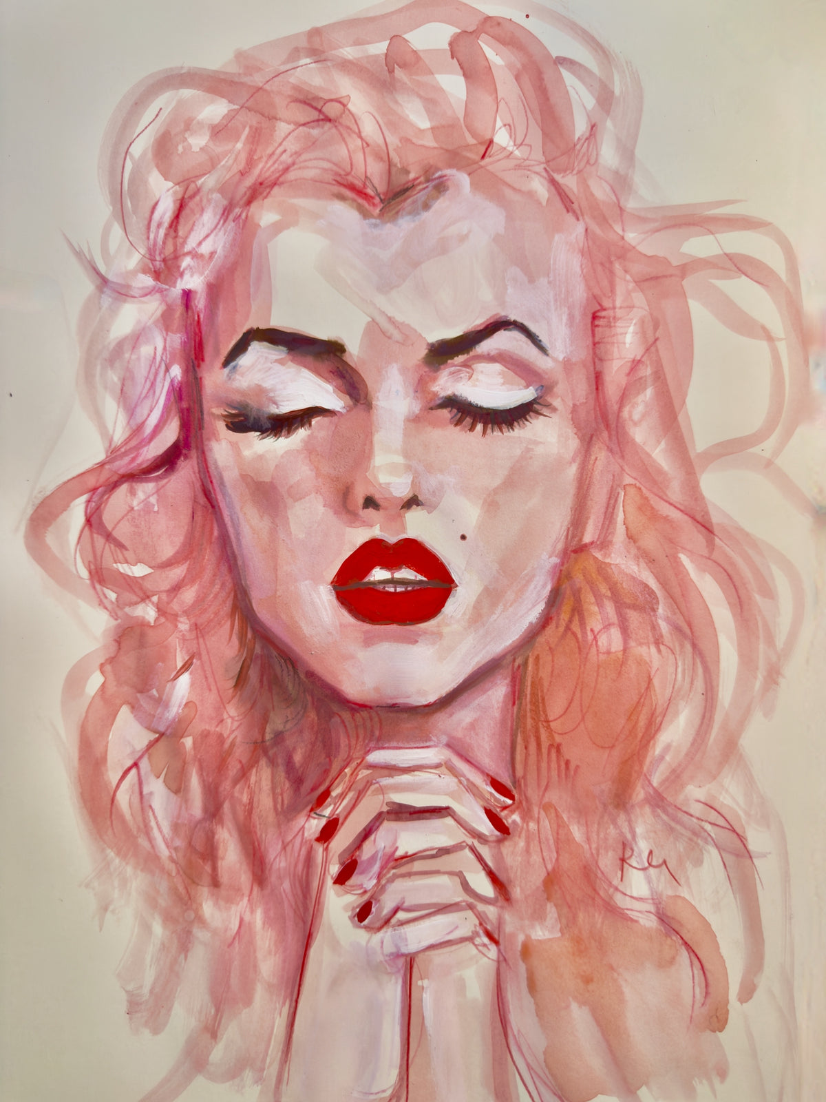 Marilyn Praying Original