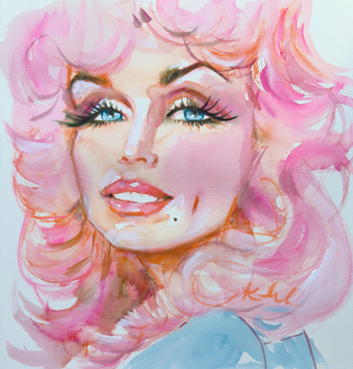 Dolly Sparkle Print