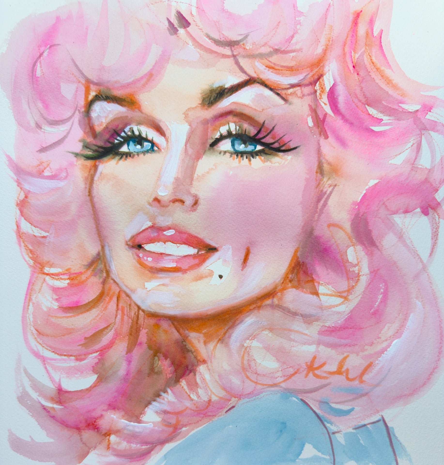 Dolly Sparkle Print