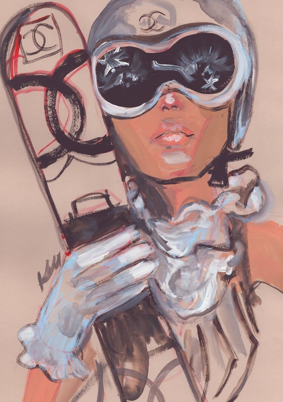 Chanel Ski Print