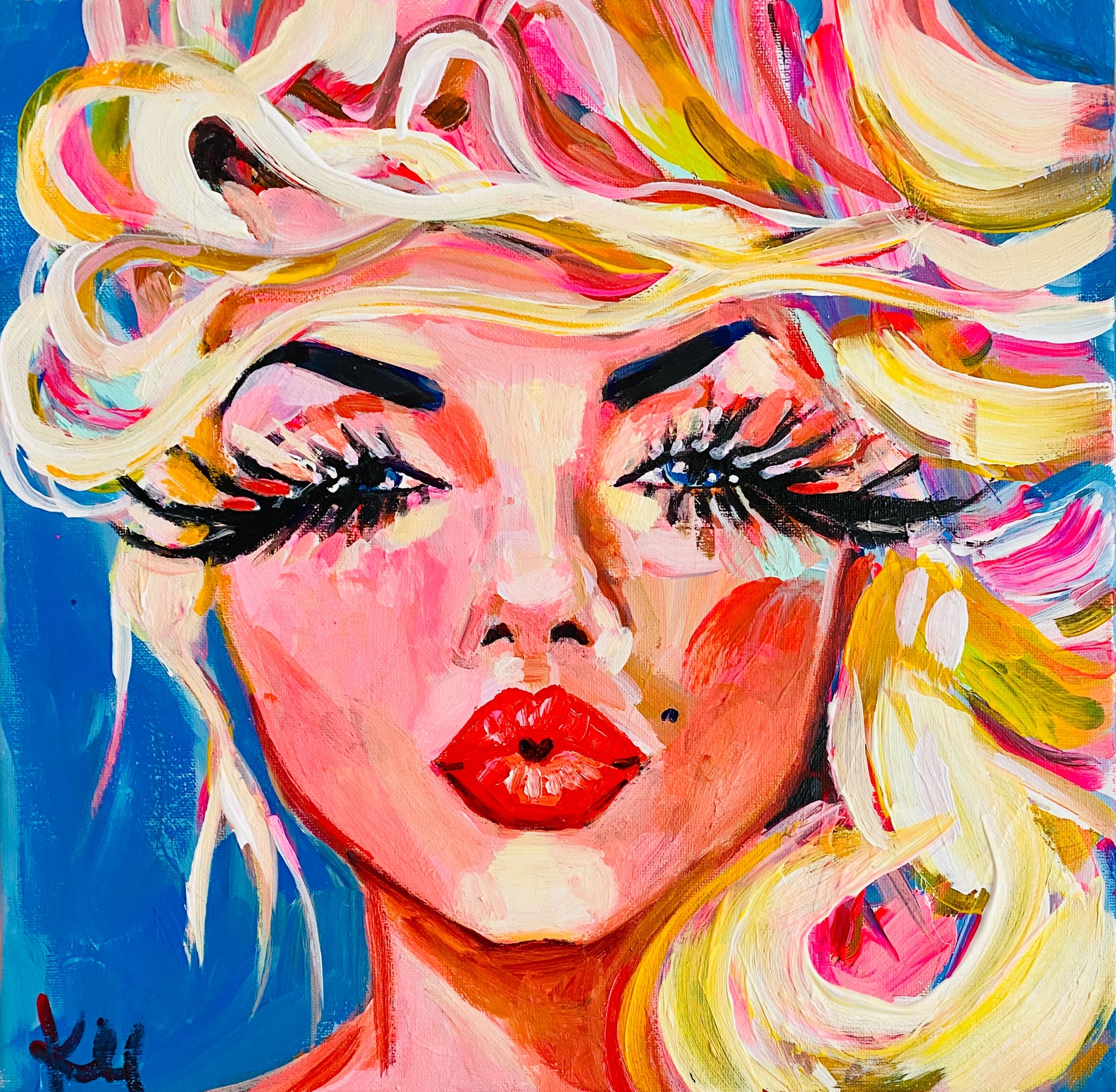 Heart Kiss Print