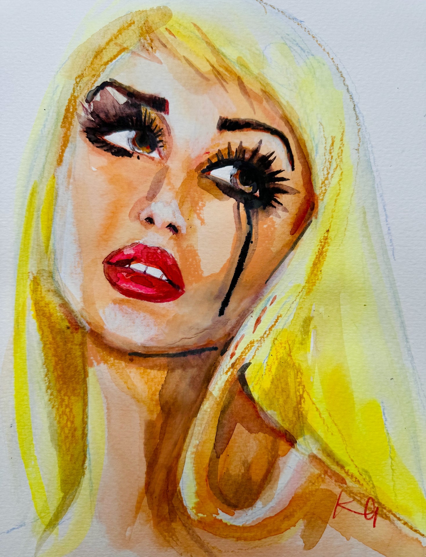 Crying Gwen Print