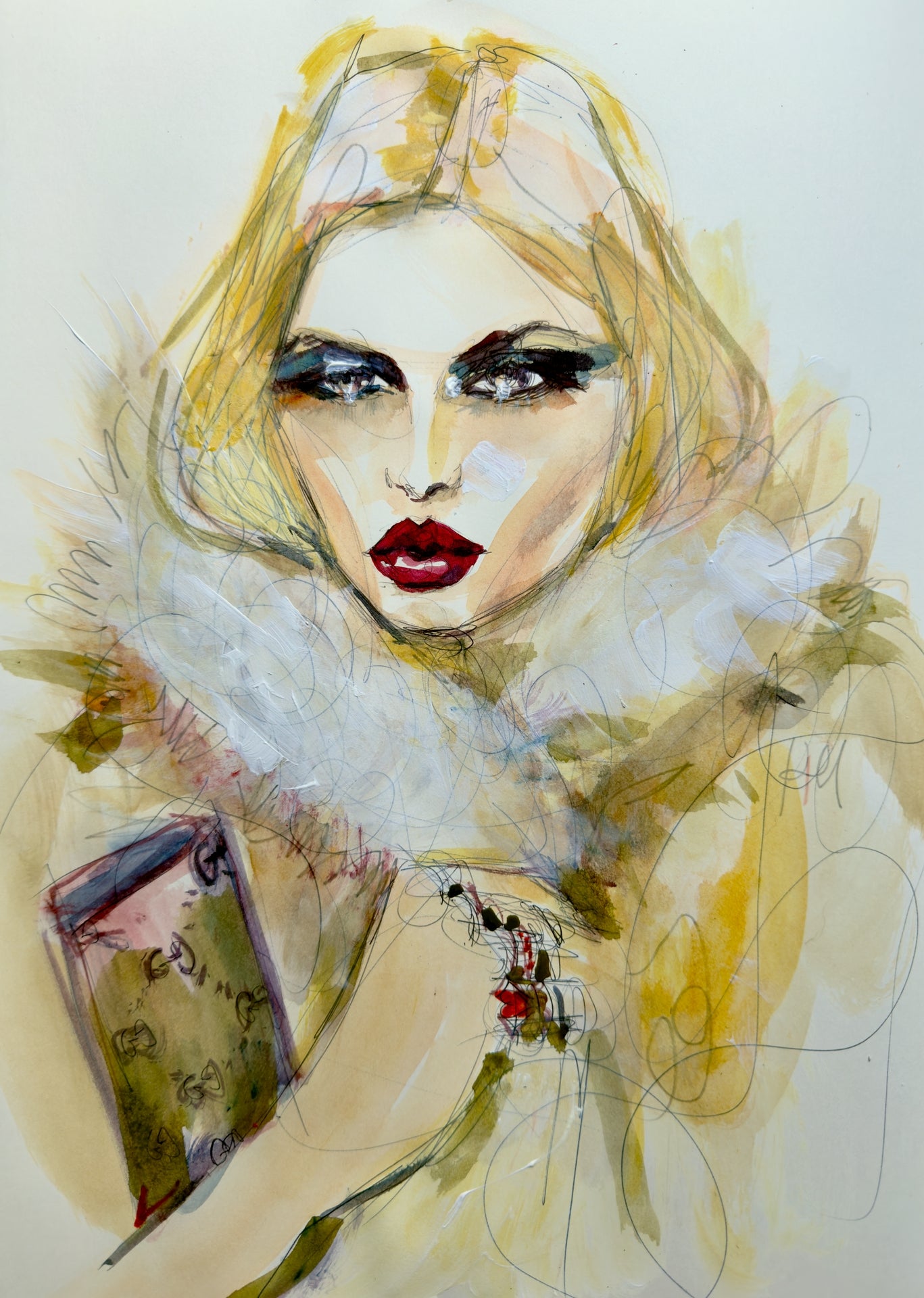 Winter Glamour Print
