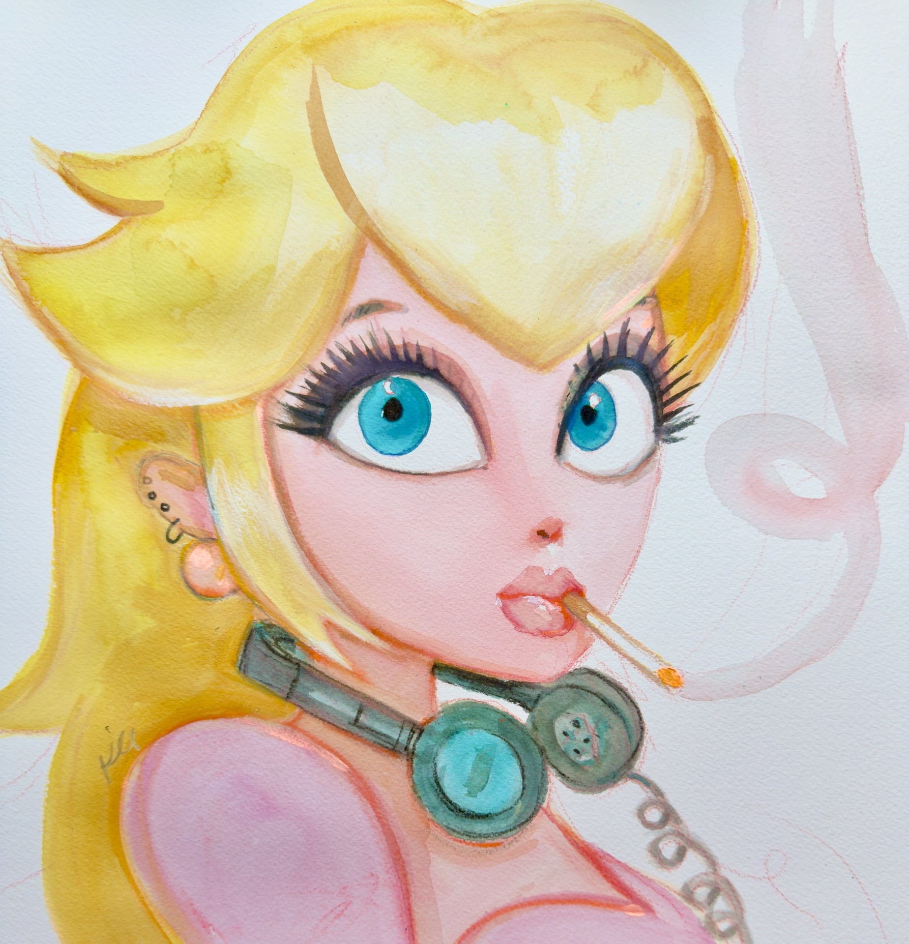 Princess Peach Print