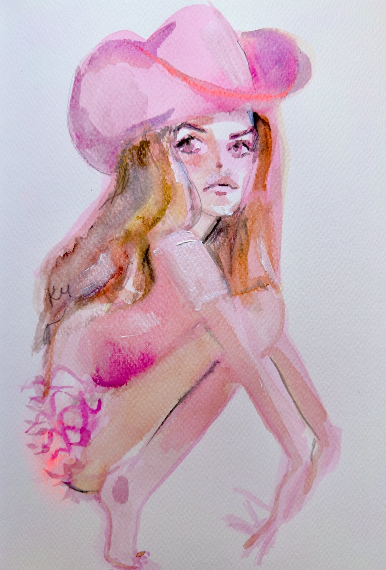 Alicia Cowgirl Print