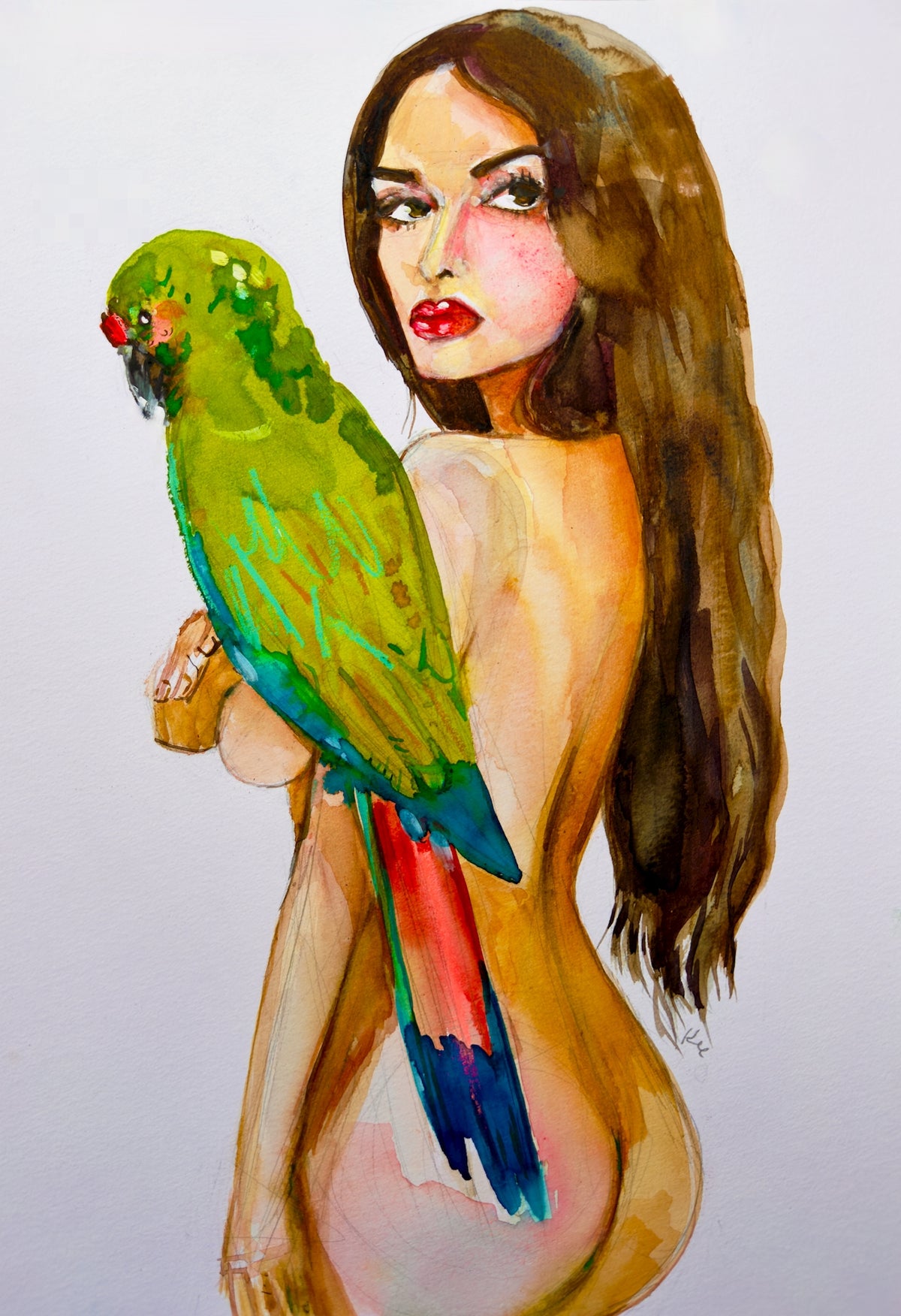 Kacey Parrot Print
