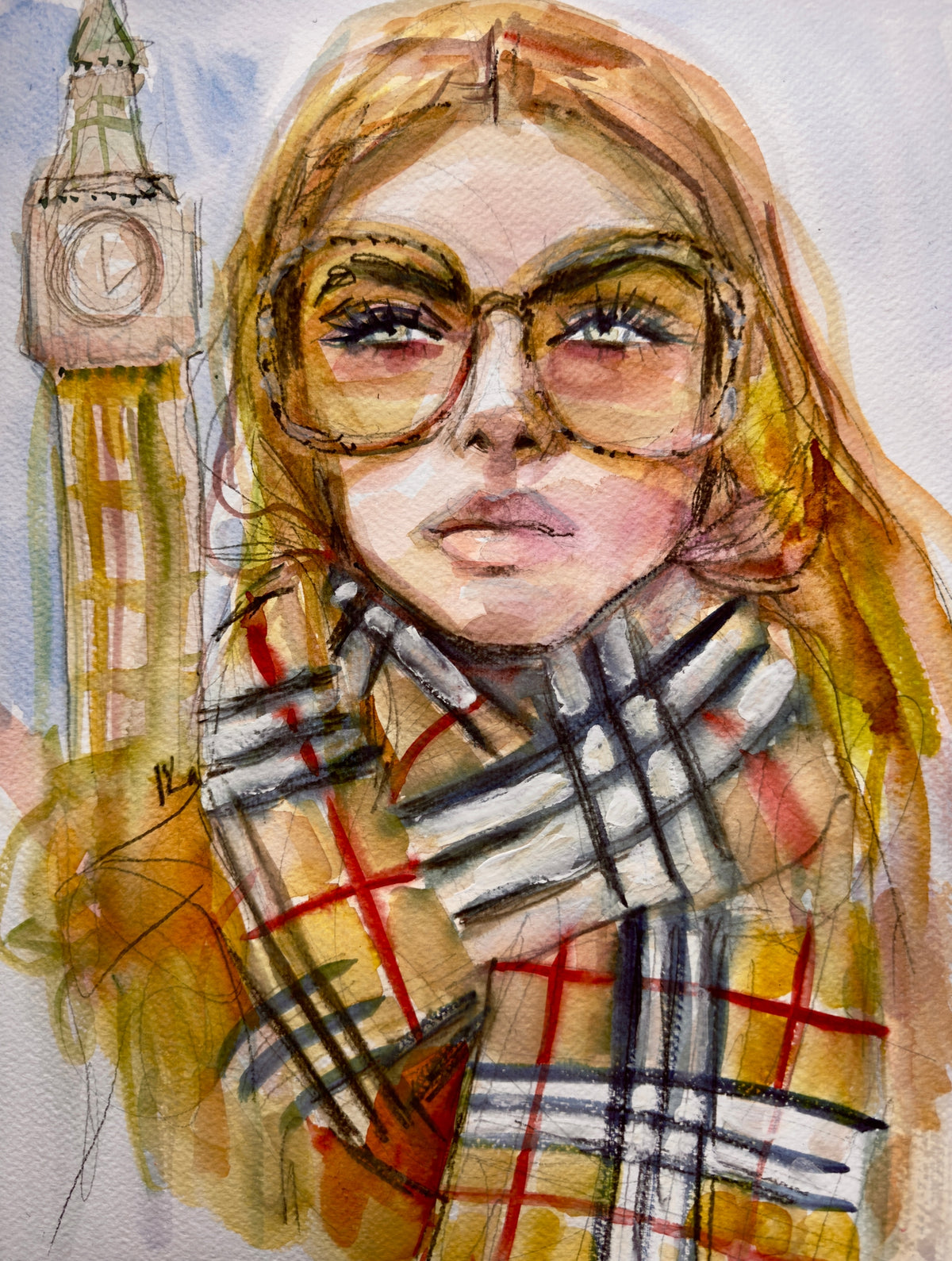 Burberry Scarf Print
