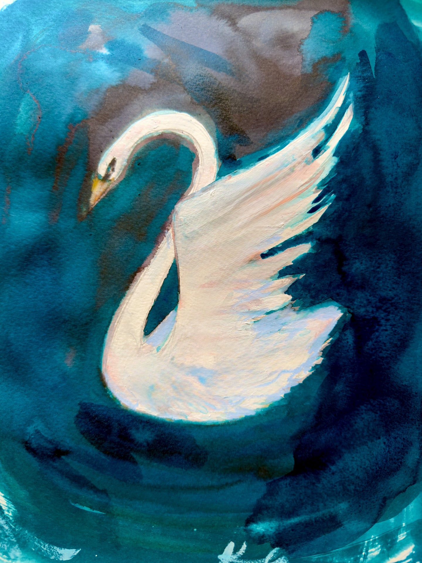 Summertime Swan Print