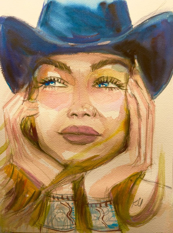 Cowgirl Gigi Print