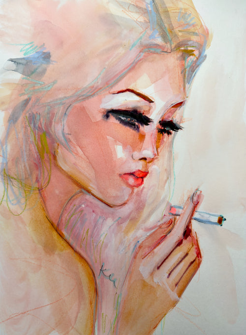 Cig Thoughts Print