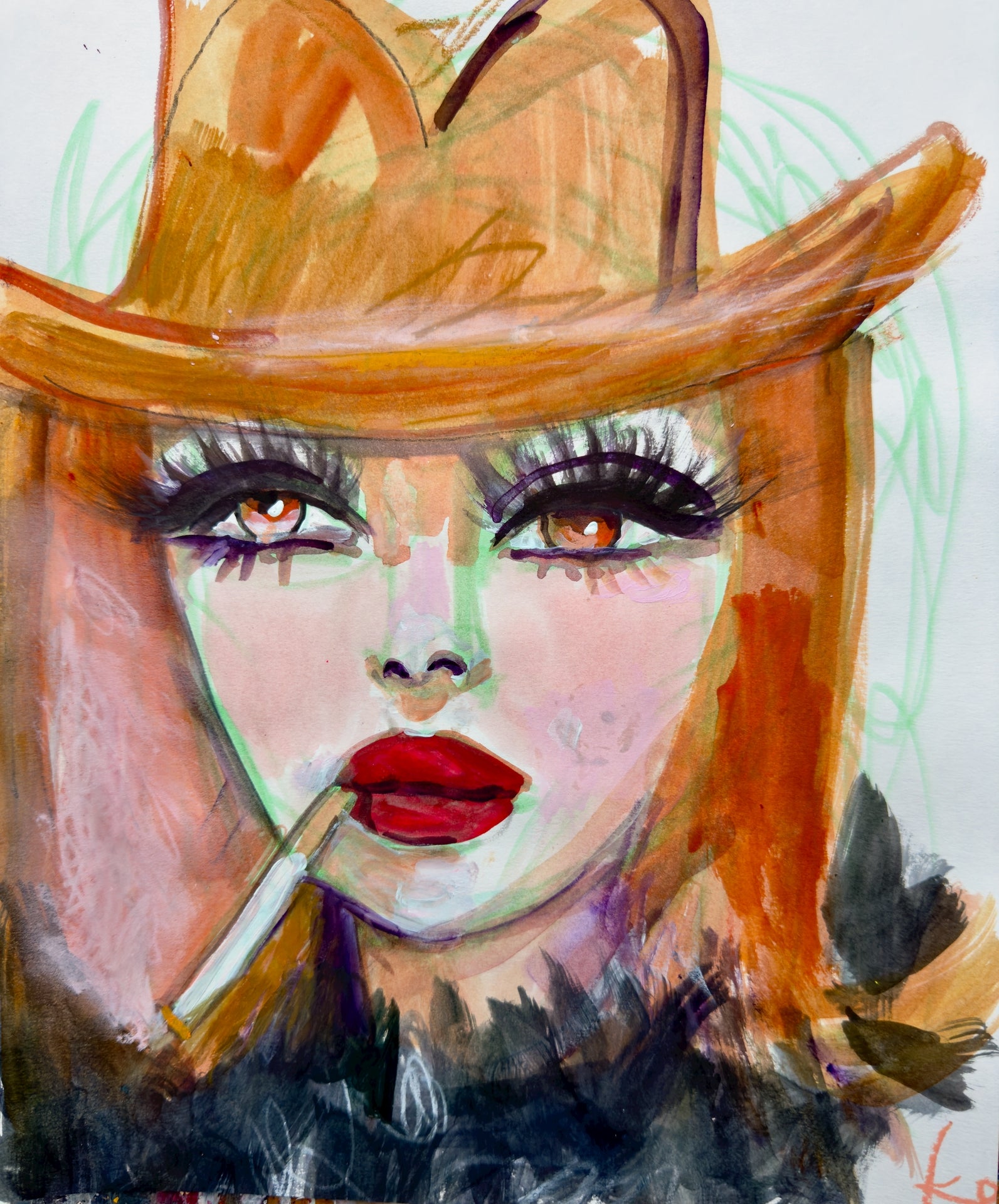 Cowgirl Beth Print