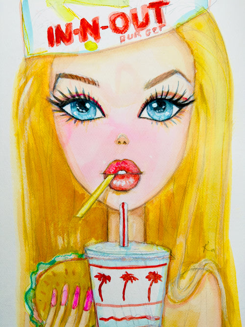 In-n-Out Barbie Print
