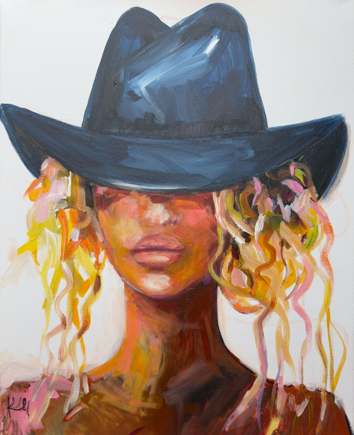 Cowgirl Bey Print