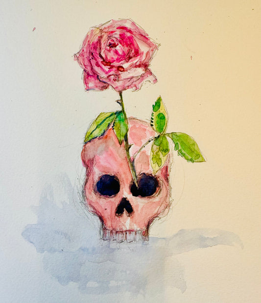 Death and roses