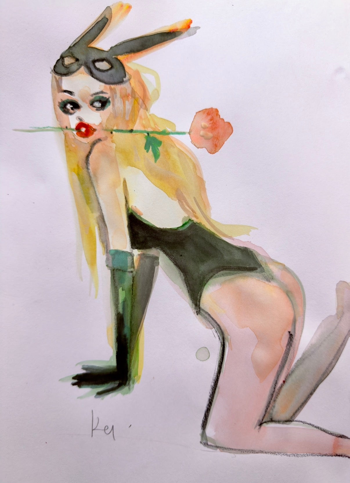 Spring bunny Original