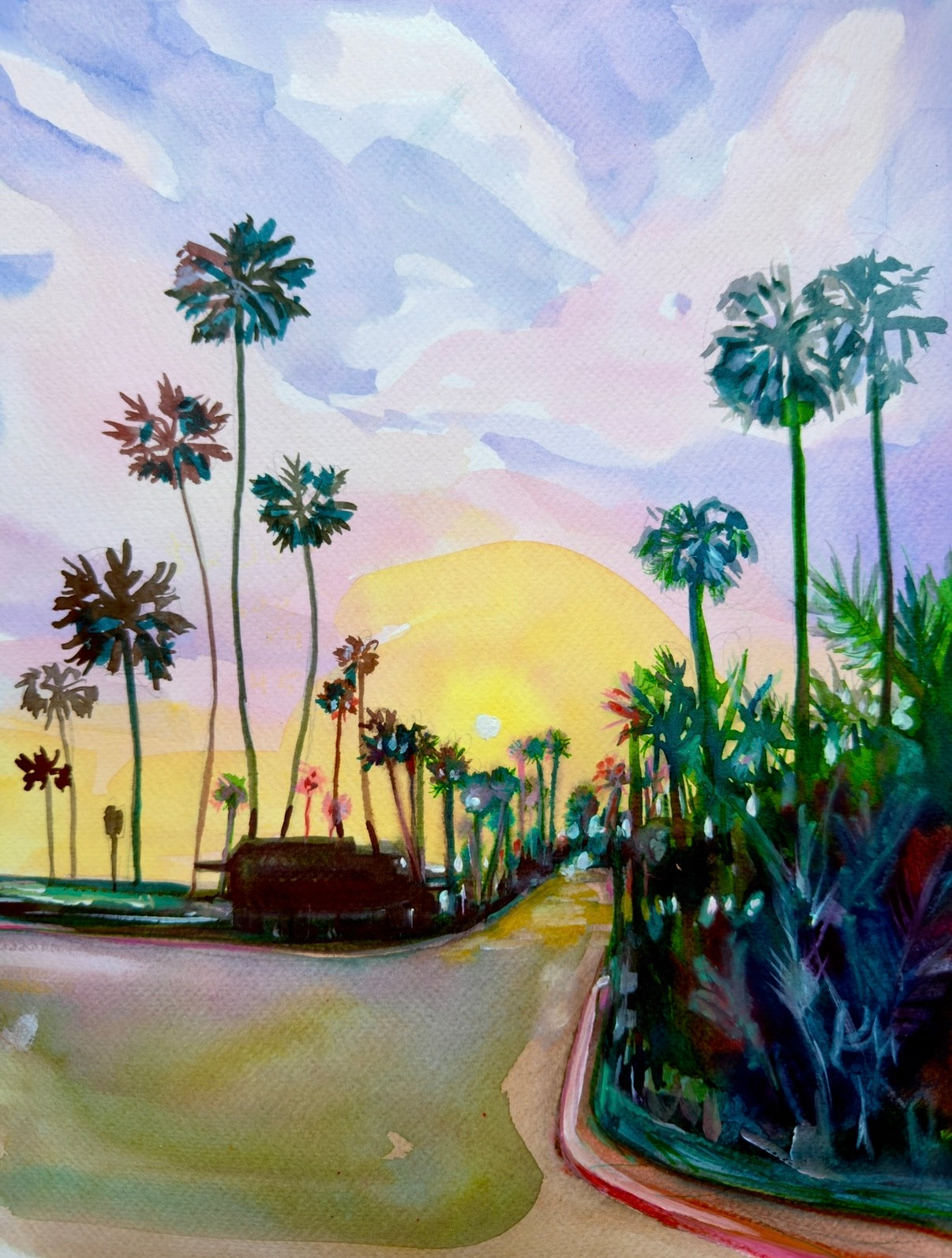 Beach parking lot original