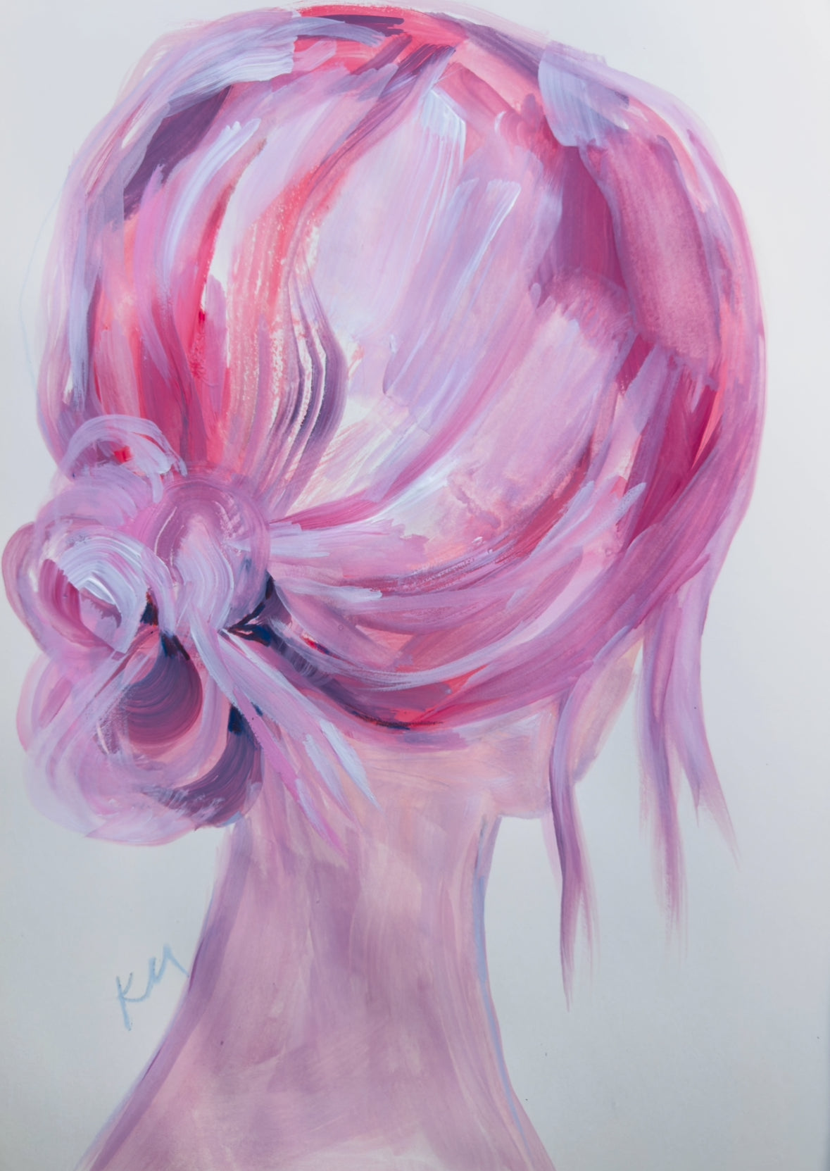 Fall hair pink original