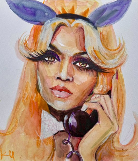 Beyoncé bunny print