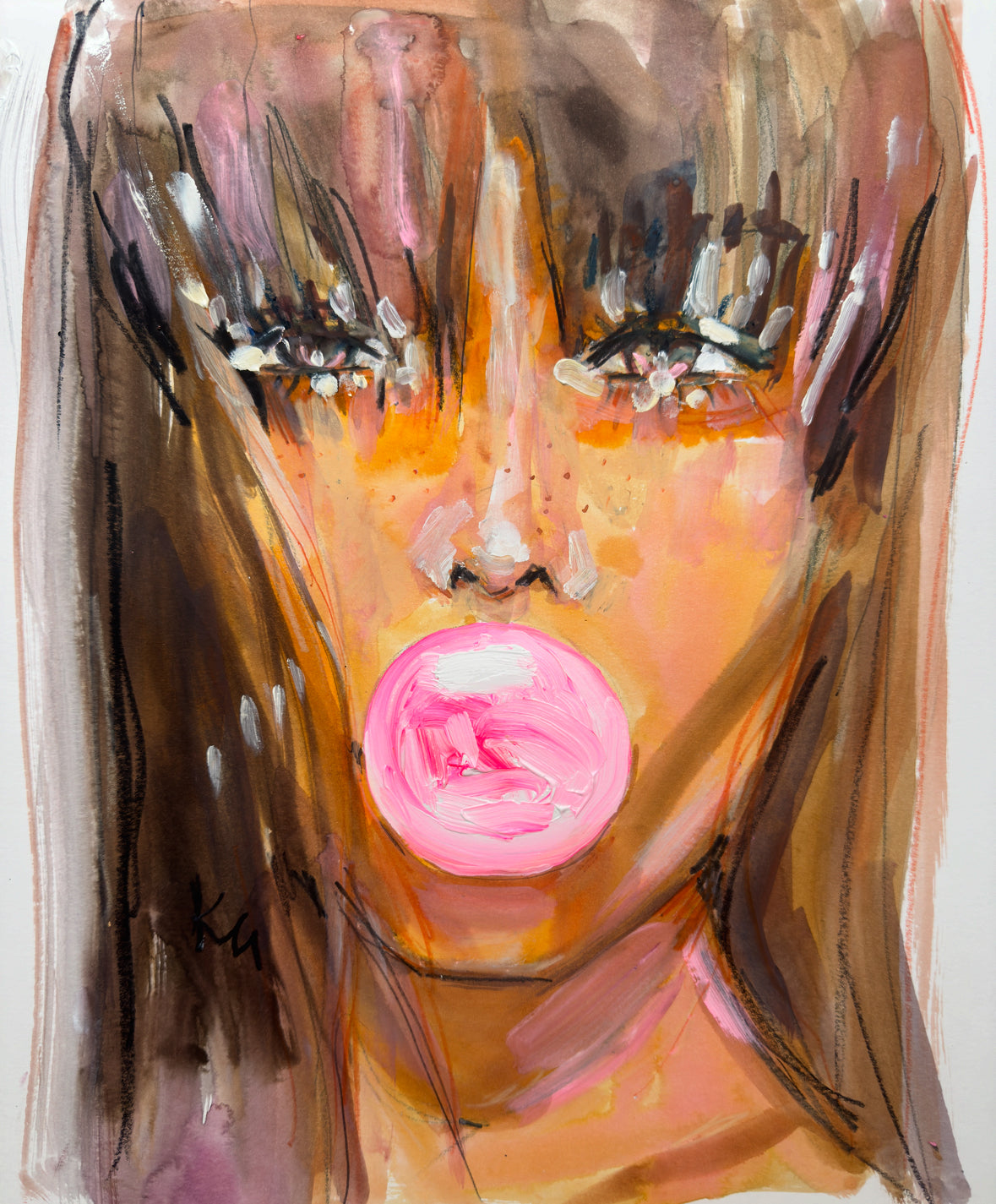 Brunette bubble Original