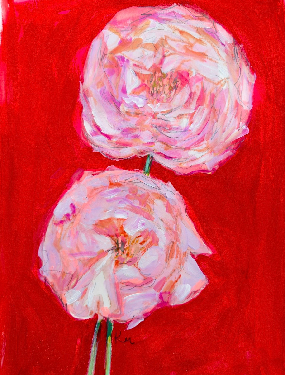 Vivid Peonies original