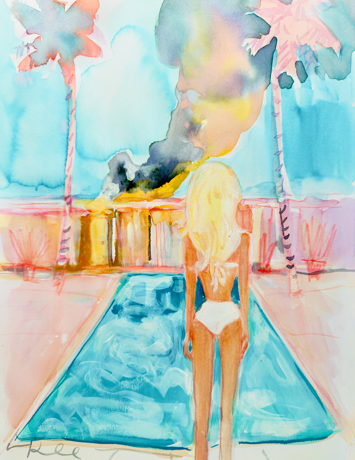 Trouble in the Dreamhouse Print