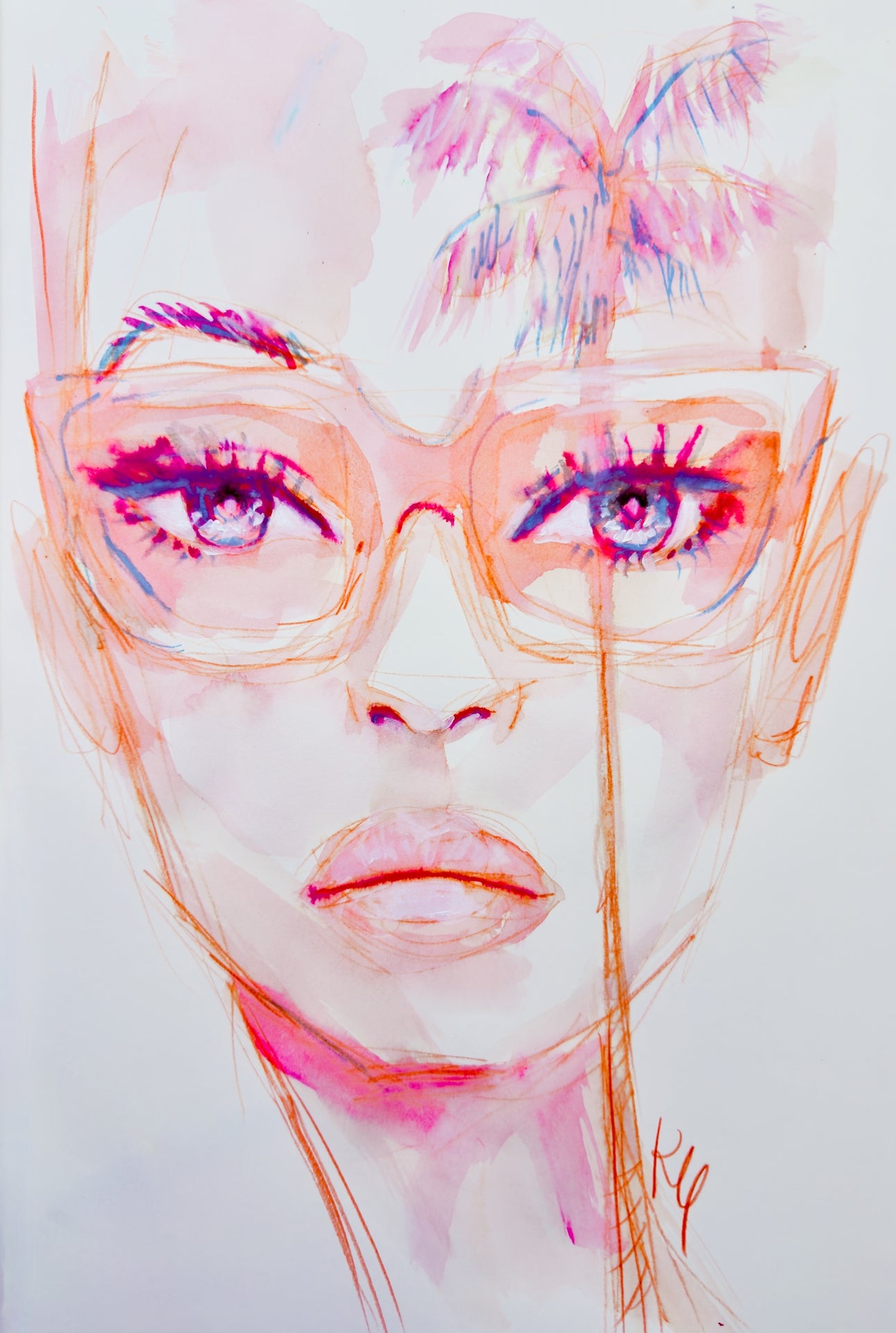 LA Lady Print