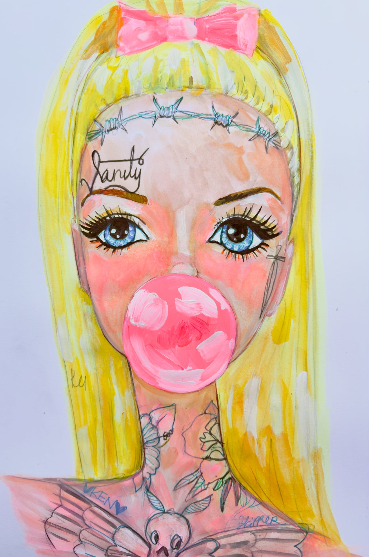 Still Pretty Barbie Print